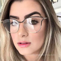 2019 Wholesale Hight Quality Vintage Classic Cat Eye Gold Frame Glasses